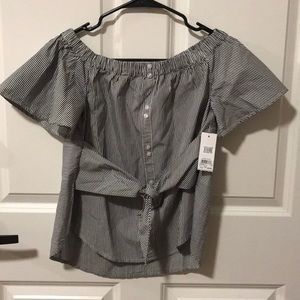off the shoulder blouse never worn